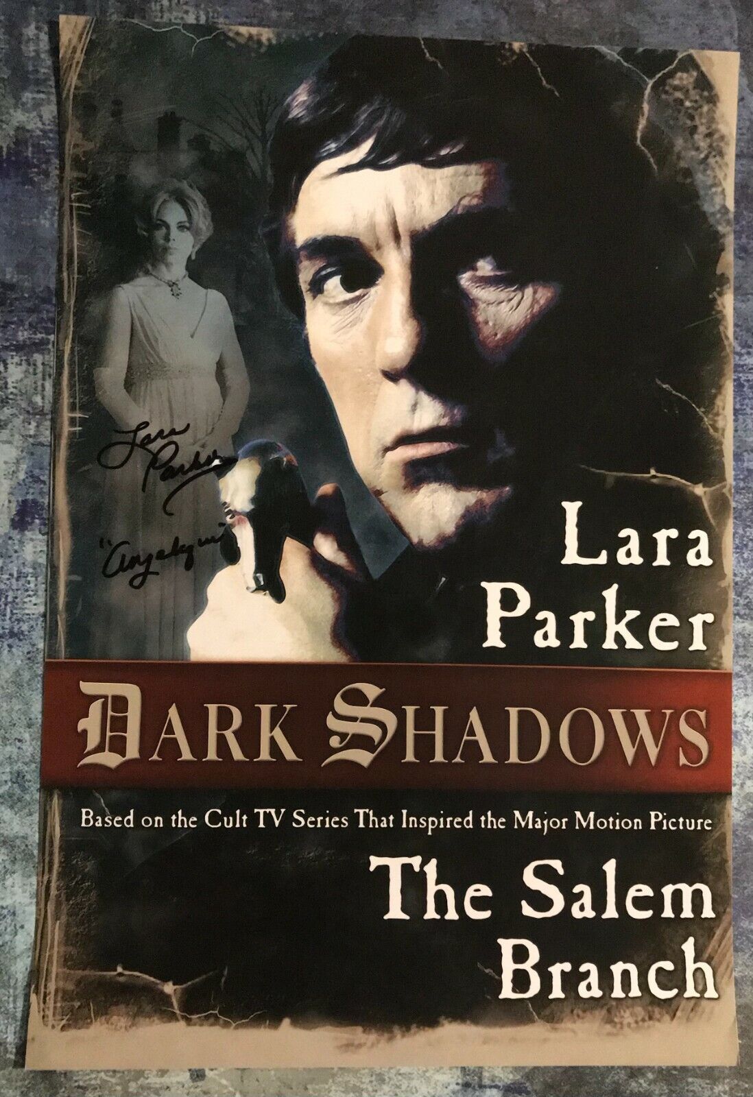 GFA Night of Dark Shadows * LARA PARKER * Signed 12x18 Photo Poster painting L2 COA