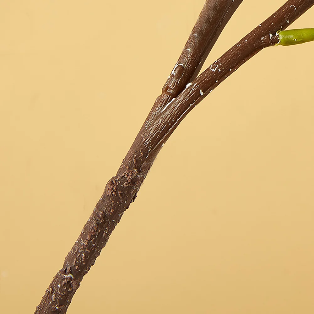 Simulation lemon fruit lemon branches and leaves green plant ornaments home decoration