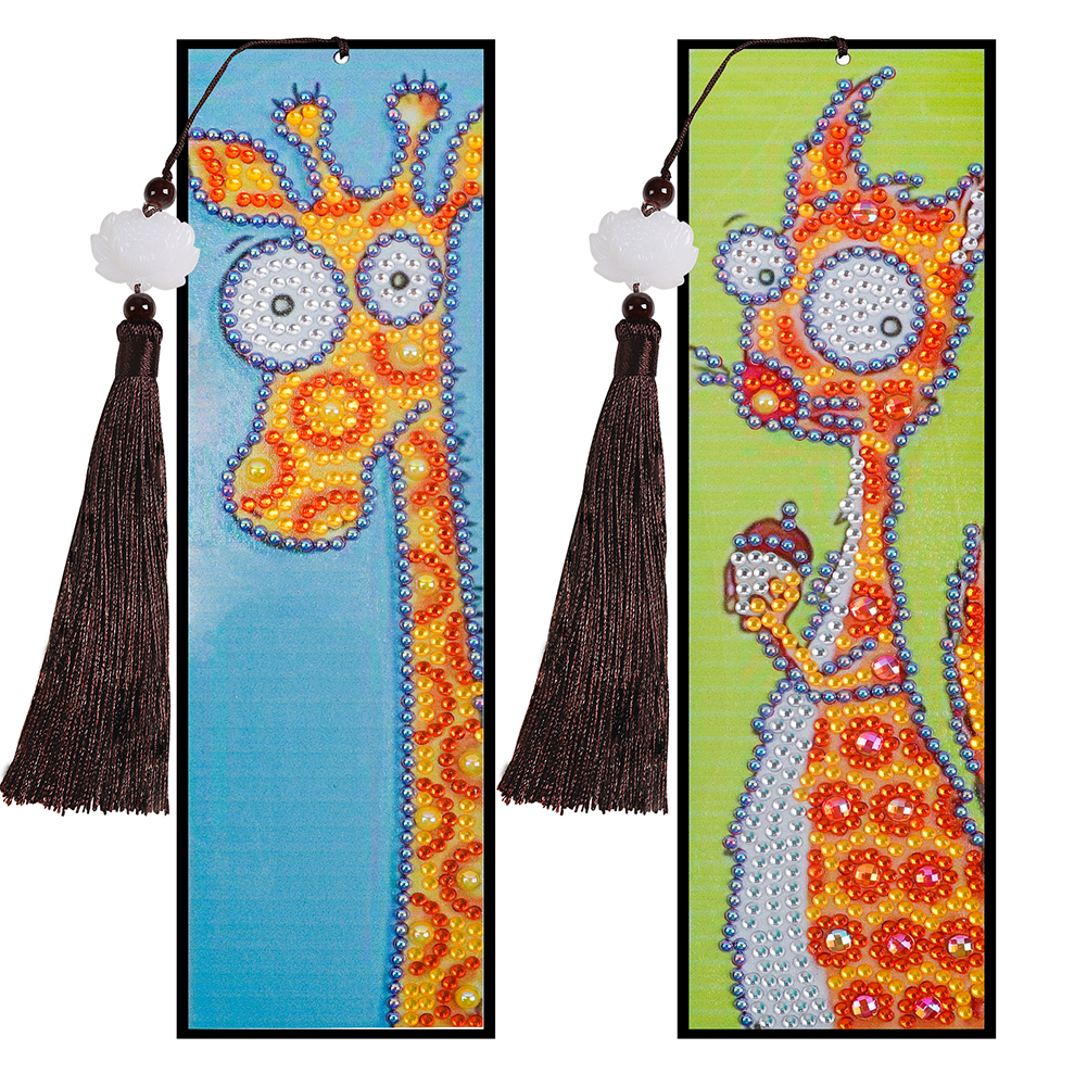 

2pcs Giraffe - 5D DIY Craft Bookmark, 501 Original