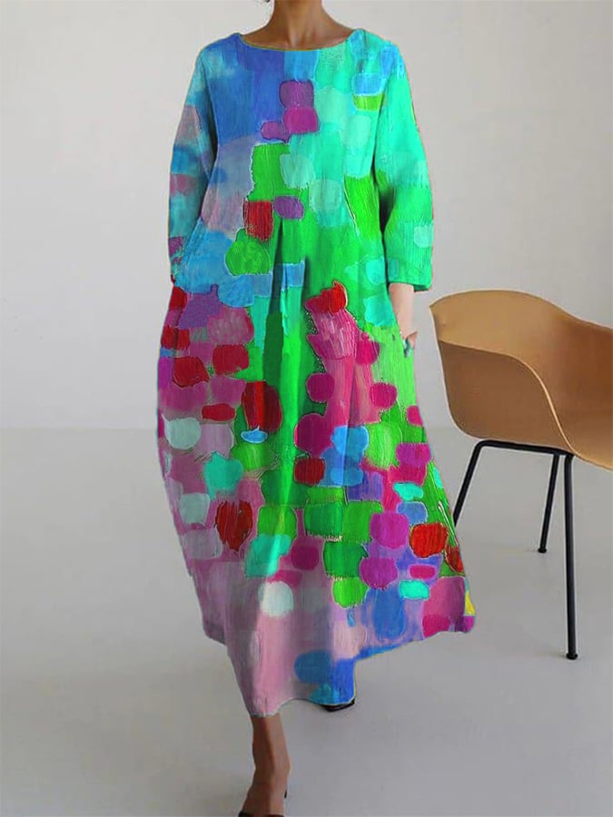 Women's Casual Floral Print Dress