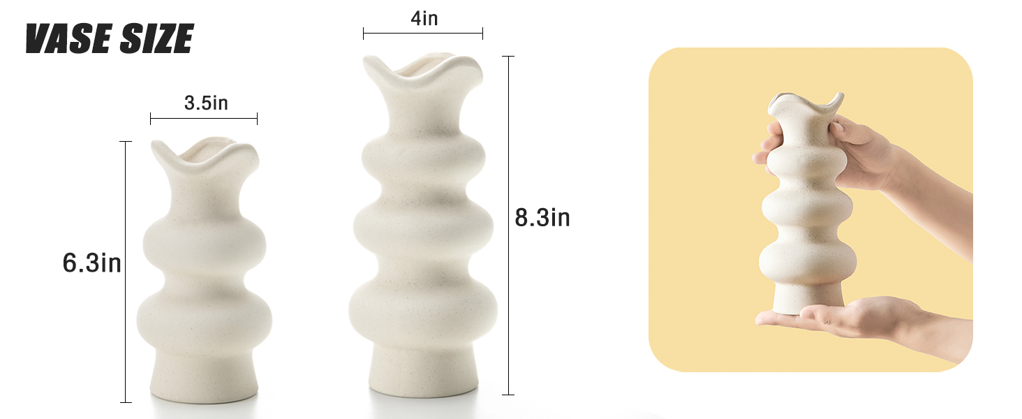 vase size