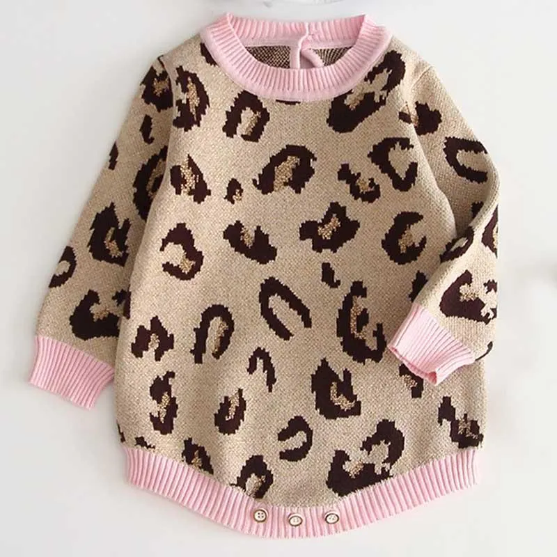 Baby Girls Knitting Romper 2019 Autumn Red Girl Clothes Newborn Baby Girl Clothes Fashion Knitted Romper Overalls Autumn Sweater