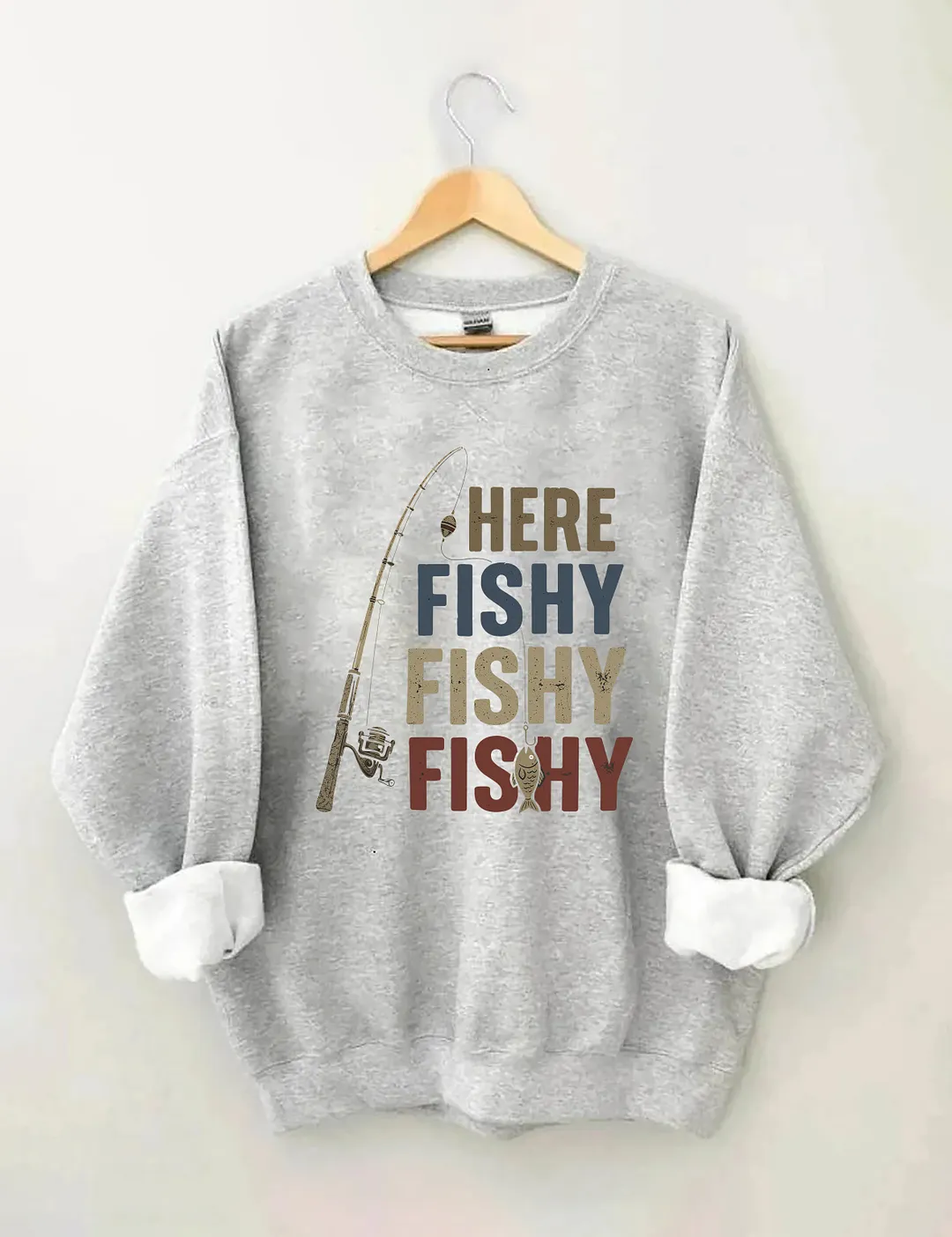 Here Fishy Sweatshirt