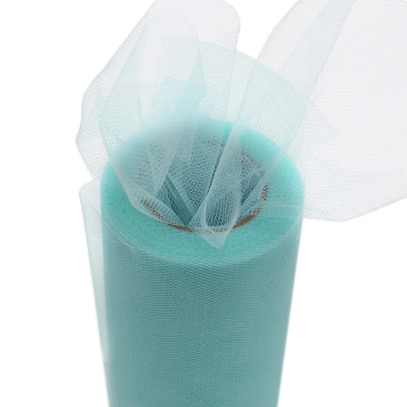 Tulle Roll 15cm 25Yards Roll Fabric Spool Tutu Party Baby Shower Birthday Gift Wrap Wedding Decoration Christmas Event Supplies