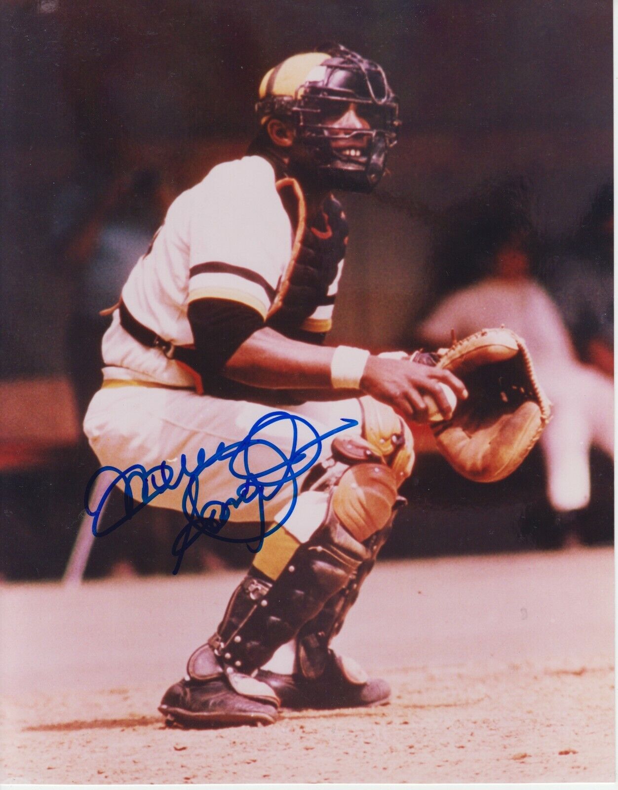 Manny Sanguillen 8x10 Signed Photo Poster painting w/ COA Pittsburgh Pirates #1