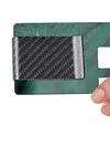 Carbon Fiber Compact Mini Money Clip Casual Minimalist Wallet Purse Matte/Glossy