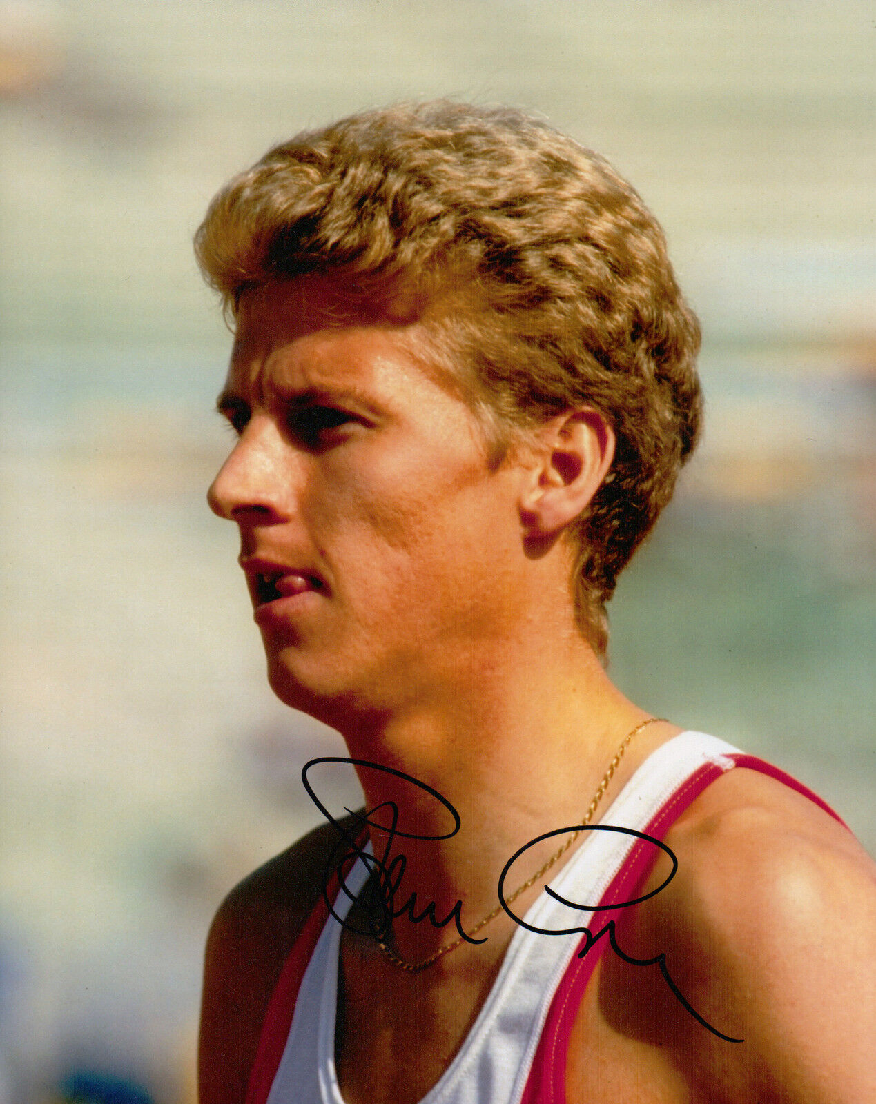 Steve Cram Genuine Hand Signed Autograph In Person 10x8 Photo Poster painting