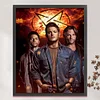 (Stamped/Counted) Supernatural Tv Series-11CT Cross Stitch 50*60cm(Big Size)