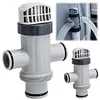 11872 Dual Split Hose Plunger Valve Hose Connector Pool Piston Valve Replacement