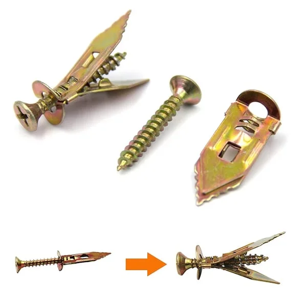 Self Drilling Drywall Anchors with Screws Kit