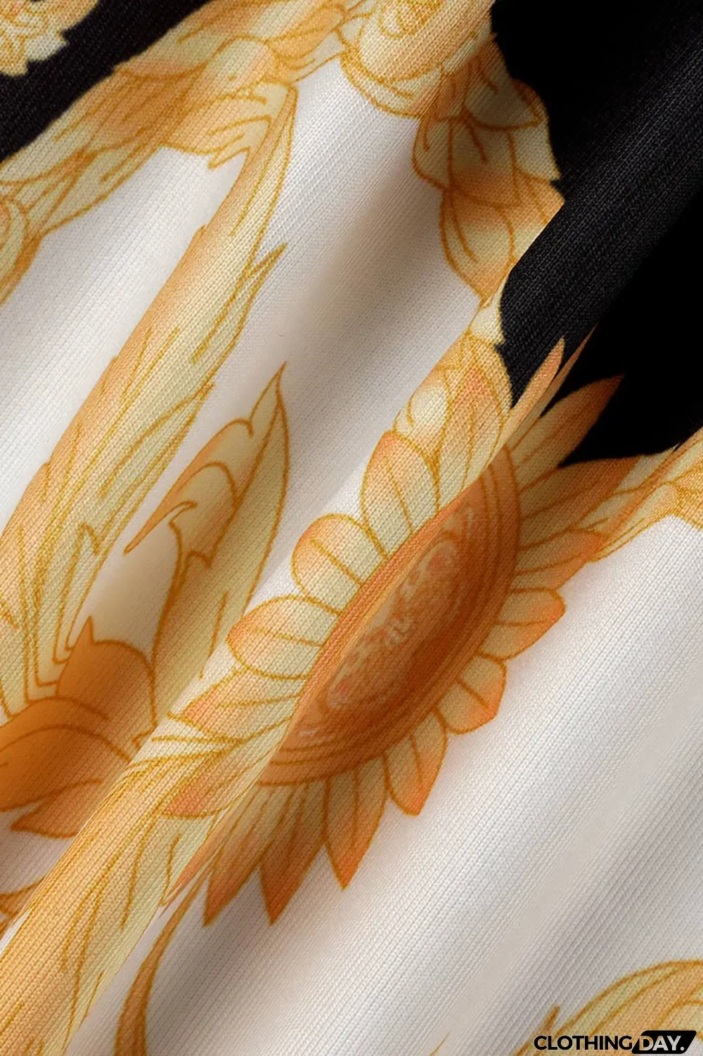 Black Fashion Casual Print Patchwork Backless O Neck Sleeveless Two Pieces