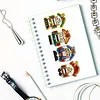 4pcs DIY Nutcracker Full Drill Special Shaped Diamond Painting Keychains Gifts
