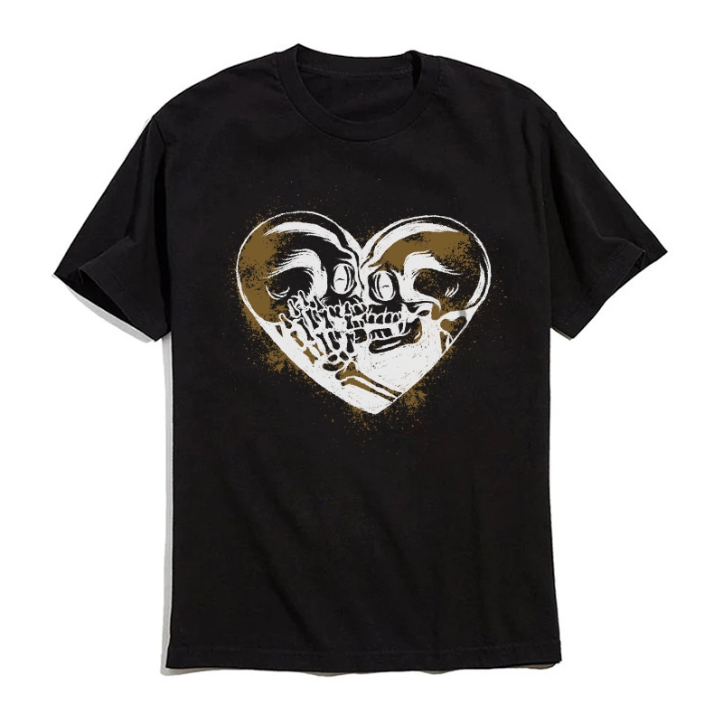 Skeleton Heart T-shirt Unisex Graphic Tee
