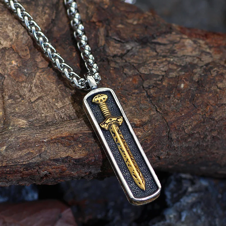 Coutureaura The Legendary Odin’s Sword Viking Necklace