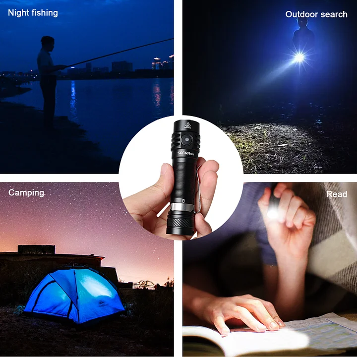 Lampe Tactique SC18 Sofirn 1800 Lumens - Pro Army