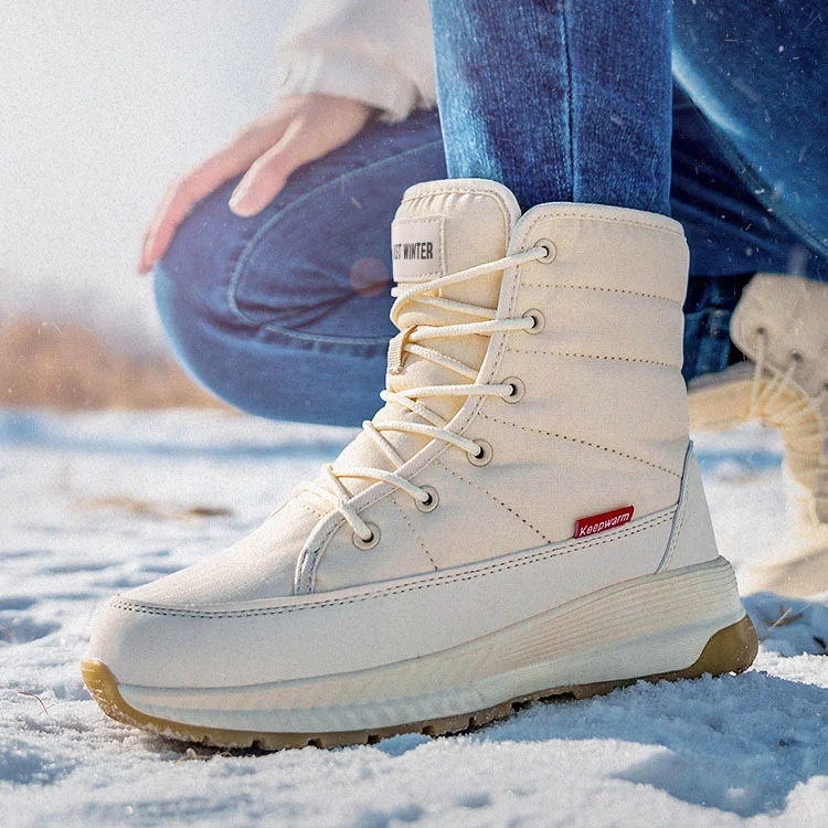 Women's Winter Boots Casual Comfort Warm Women's Snow Boots Waterproof  Stunahome.com
