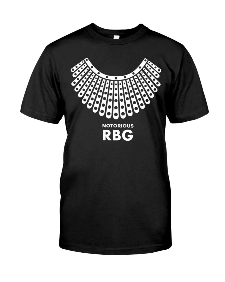 Notorious Rbg Collar Classic T Shirt Exclusive At Wallart Eshop