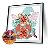 Diamond Painting-DIY Crystal Rhinestone Butterfly Gnome