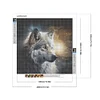 (40*40cm)Wolf - Full Round Drill Diamond Painting