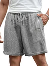 Men's Breathable Drawstring Pocket Shorts