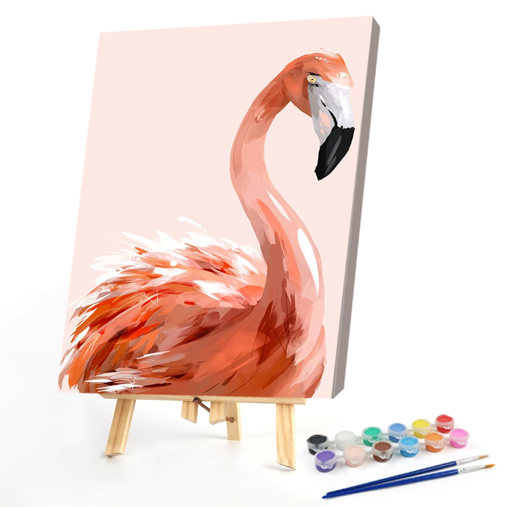 

40*50CM - Paint By Numbers - Flamingos, 501 Original