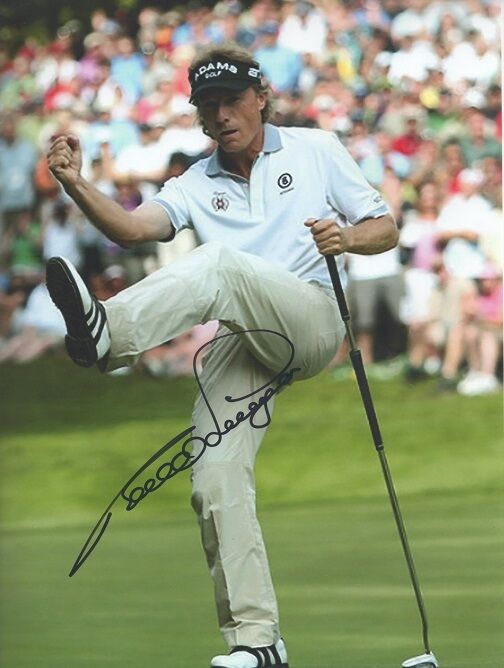 *BERNHARD LANGER*SIGNED*AUTOGRAPHED*Photo Poster painting*GOLF*PGA*CHAMPIONS*TOUR*COA*8.5 X 11