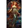 (Big Size) Goddess - 11CT Stamped Cross Stitch 50*90cm/19.69*35.43in