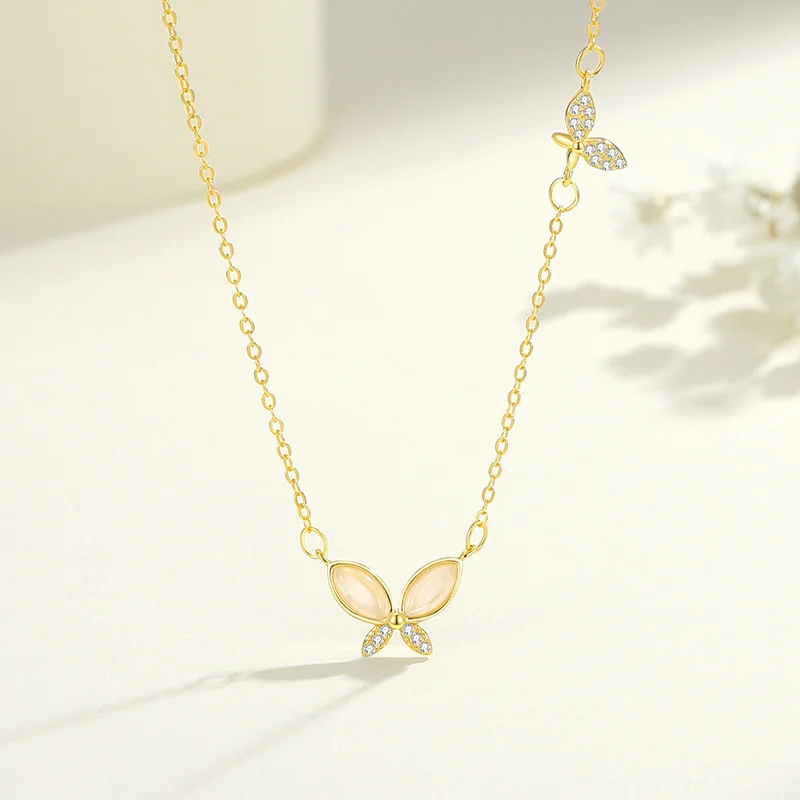 Butterfly Crystal Necklace