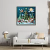 (Multi-Style) The Town In Book-11CT Stamped Cross Stitch 50*50cm/19.69*19.69in tapestrymarket