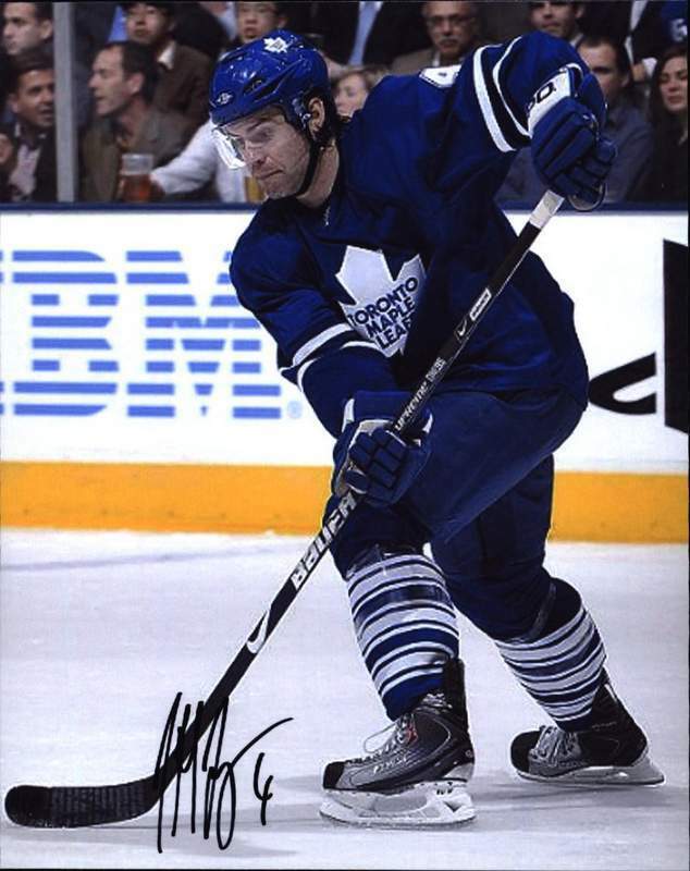 Jeff Finger signed NHL hockey 8x10 Photo Poster painting W/Cert Autographed A0006