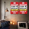 2pcs - Warning - Vintage Metal Signs(8*12Inch)