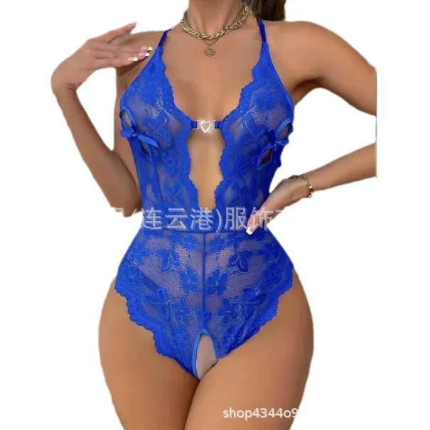 Churchf Lace In A Lace-Up Woman Stupe Free Sex Lingerie Seduction Uniform Passion Dress Sexy Suit