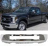 FELYCYTAS Front Bumper Compatible with 2017-2019 Ford F250/F350 Super Duty, Chrome Truck Automotive Steel Replacement Bumpers Face Bar, without Fog Light Holes & Sensor Holes (Style B)