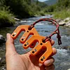 Hoist Block and Tackle System Portable Nylon Block and Tackle Pulley System Compact Game Lifting Tool for Backcountry Hunting
