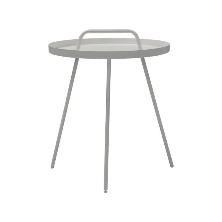 GRAND PATIO Outdoor Millie 17-in Steel Round Side Table