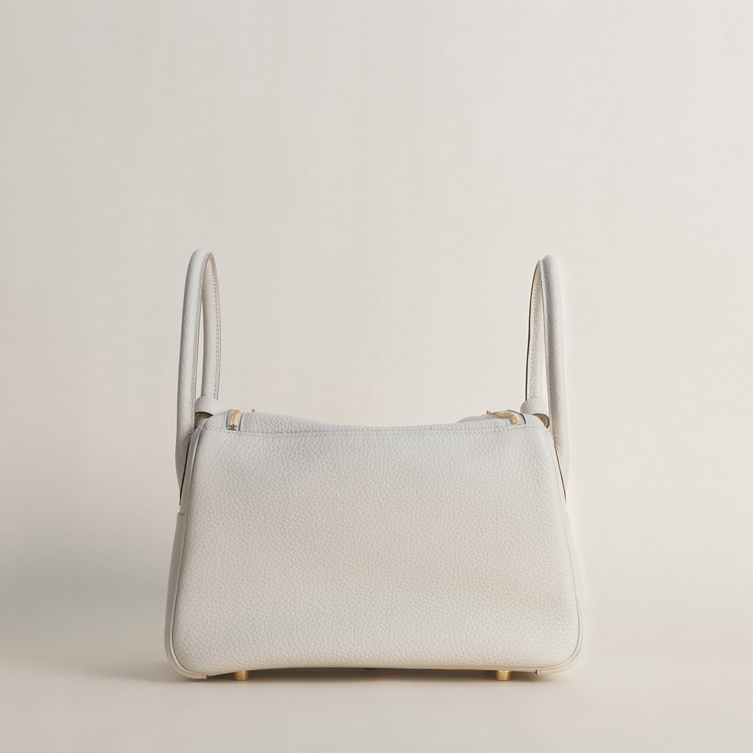 Lindy 26cm Clemence leather CC10 craie GHW