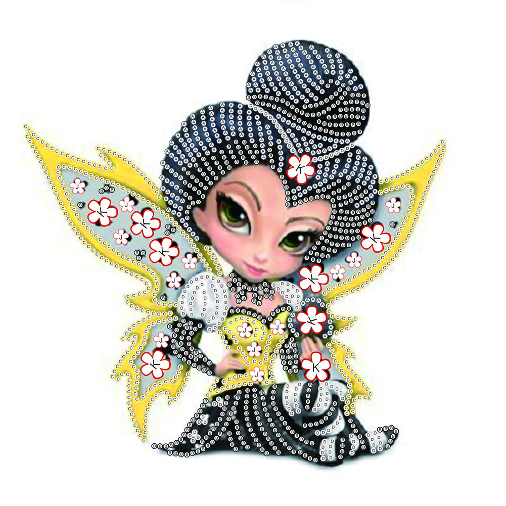 

Flower Fairy - Special Shaped Diamond Painting - 30*30CM, 501 Original