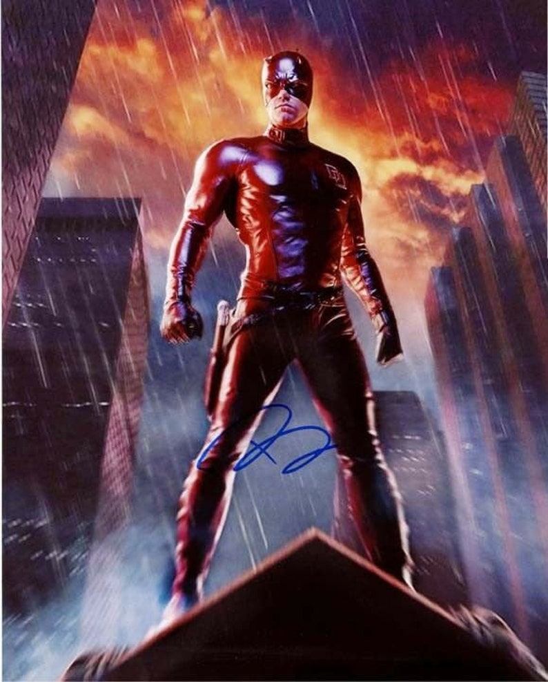 Ben affleck signed autographed daredevil matt murdock 11x14 Photo Poster painting