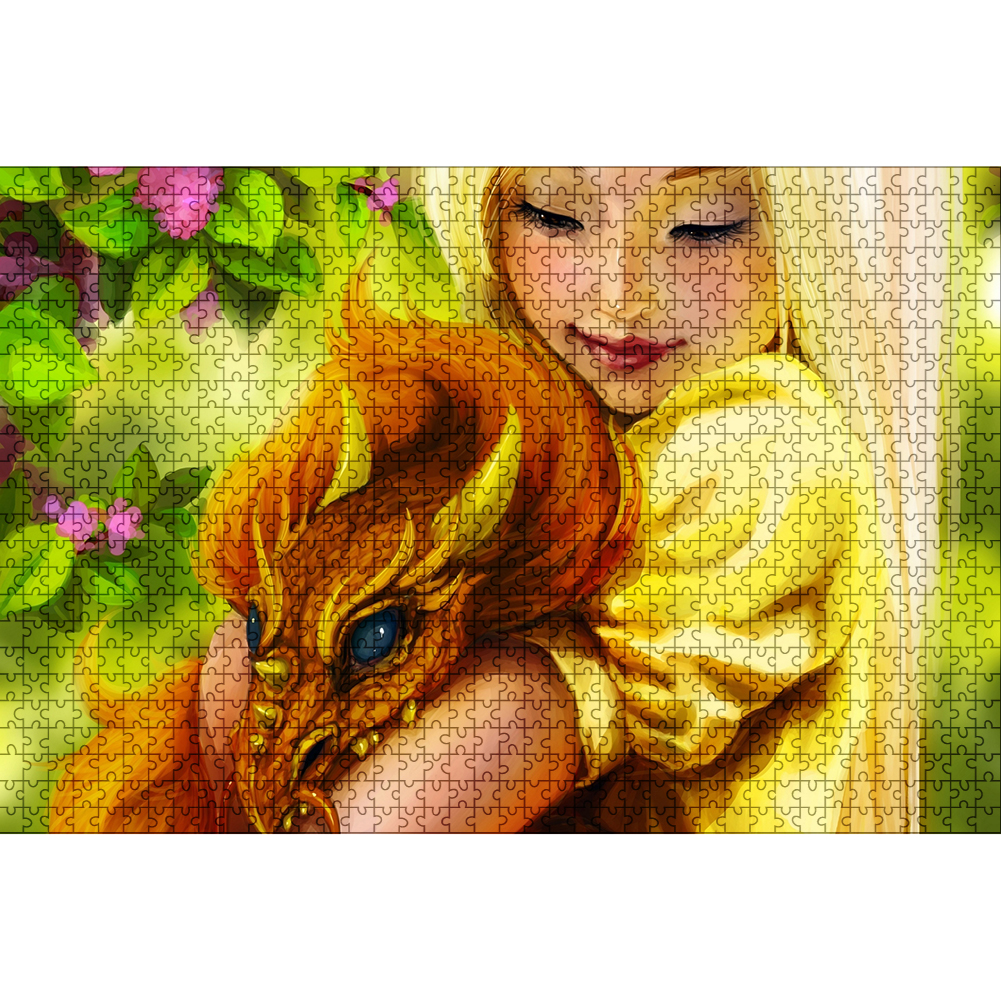 

Girl Pet - 1000 Pieces Jigsaw Puzzle, 501 Original