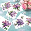 12Pcs Bouquet DIY Diamond Painting Greeting Cards for Adult Holiday Gifts