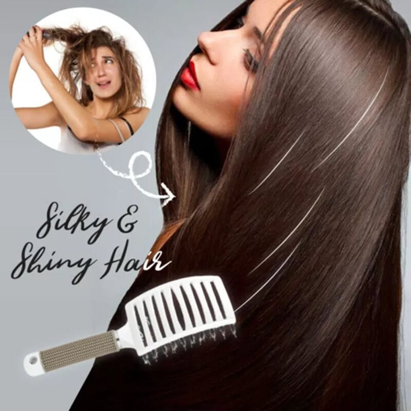 Free Shipping - Detangler Bristle Nylon Hairbrush 🔥BUY 1 GET 1 FREE LAST DAY🔥