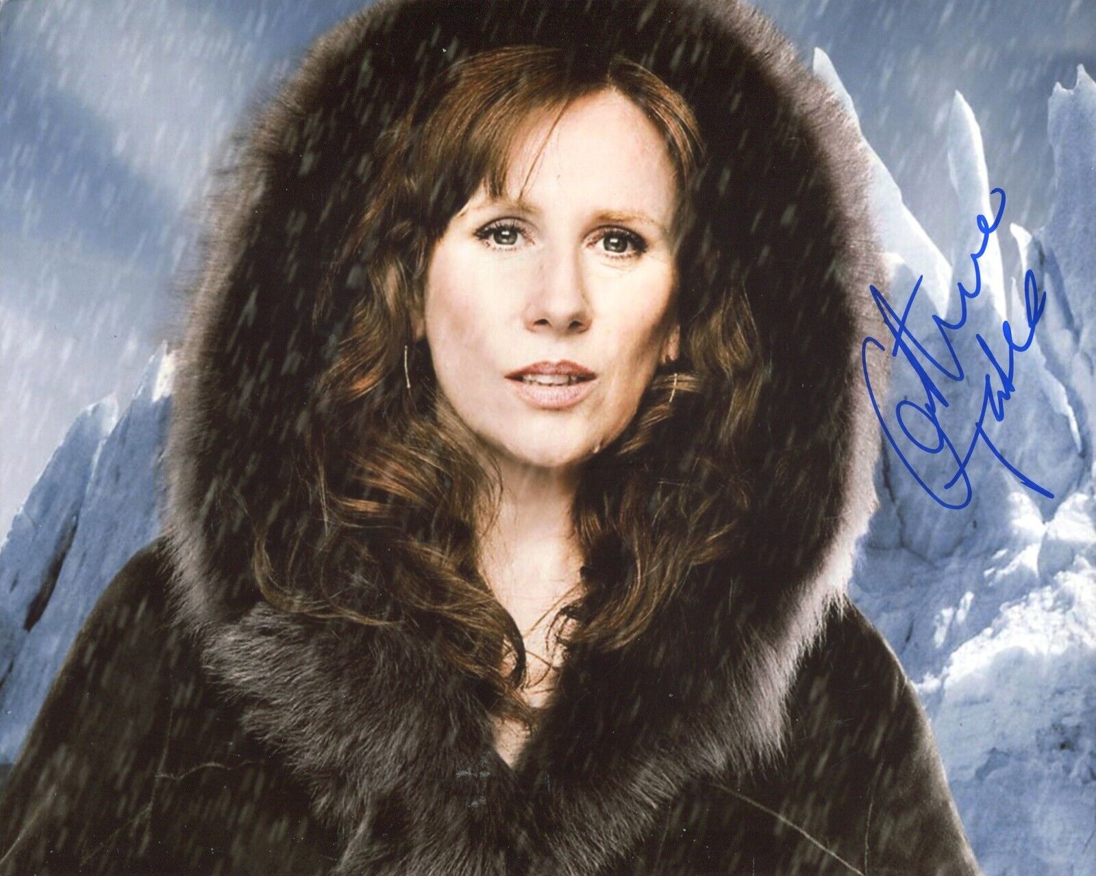 Actress Catherine Tate signed DOCTOR WHO 8x10 Photo Poster painting