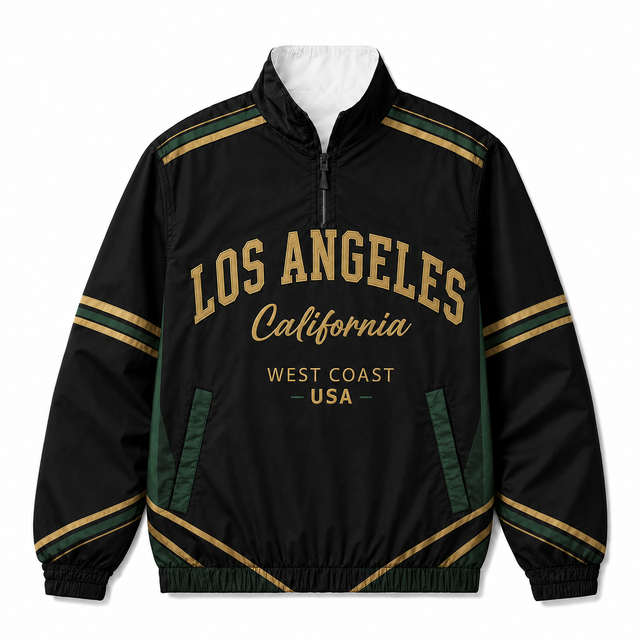 Varsity Los Angeles California Half Zip Pullover