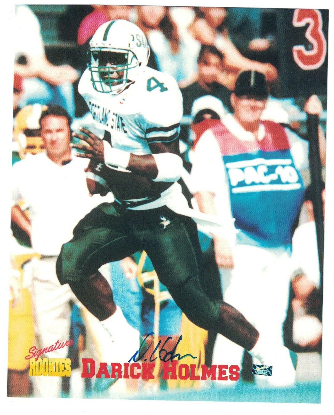 Darick Holmes Signed Autographed 8x10 Photo Poster painting Signature Rookies Portland State