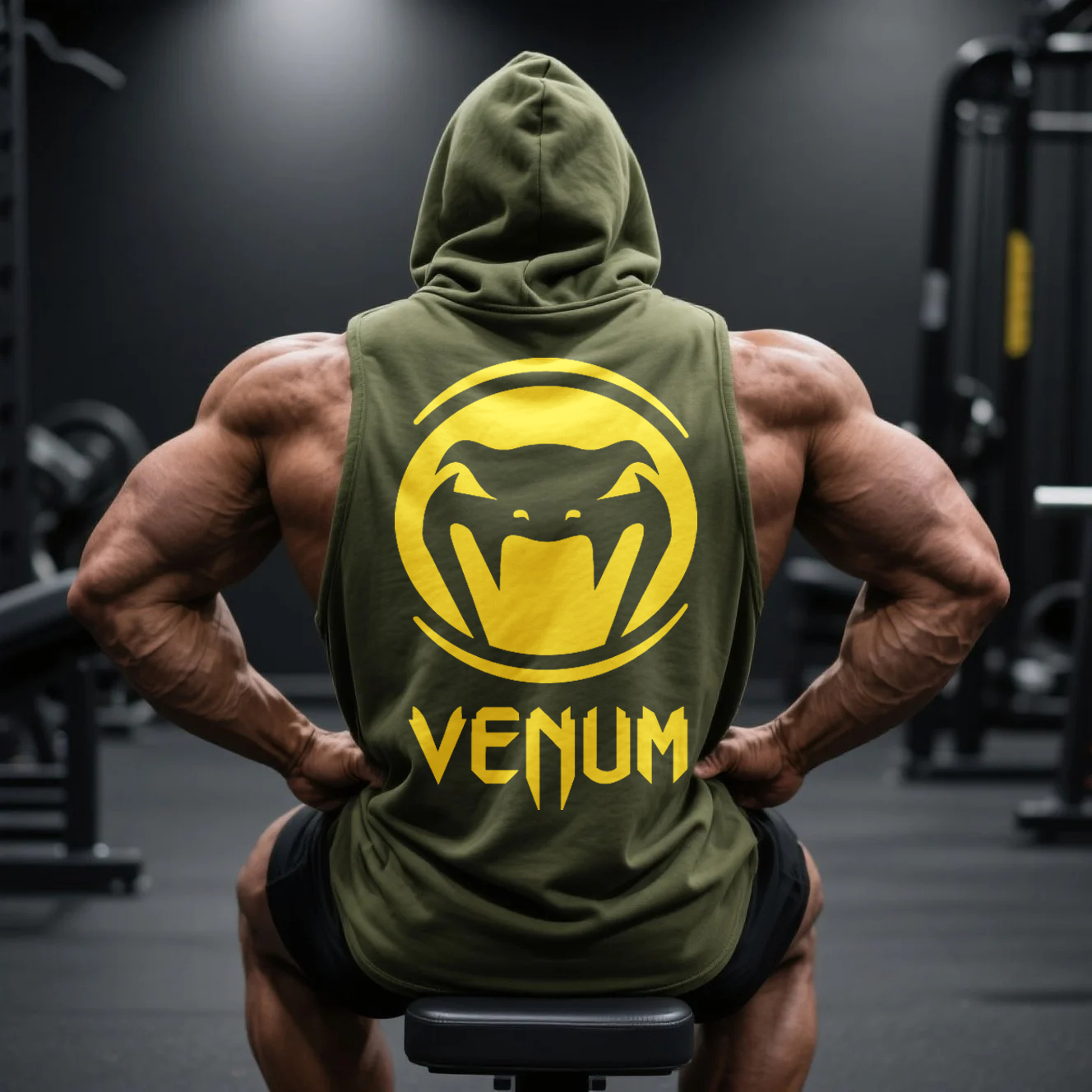  Hooded Sleeveless Gym Top for Men - Perfect for Fitness Enthusiasts