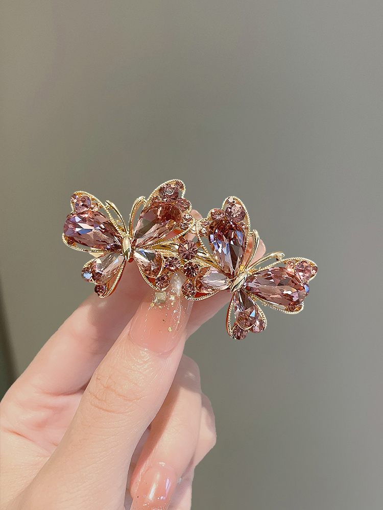 Diamond Butterfly Hair Clip KERENTILA