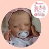 [Heartbeat💖 & Sound🔊]20" Theresa Truly Sleeping Reborn Toddler Baby Girl Doll with Coos and "Heartbeat" - RBBI-Myrebornbabydoll&reg; Myrebornbabydoll&reg;