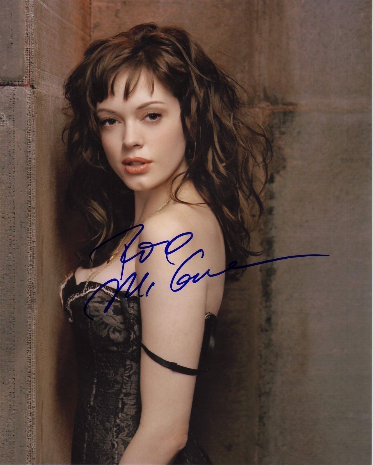 ROSE MCGOWAN AUTOGRAPH SIGNED PP Photo Poster painting POSTER