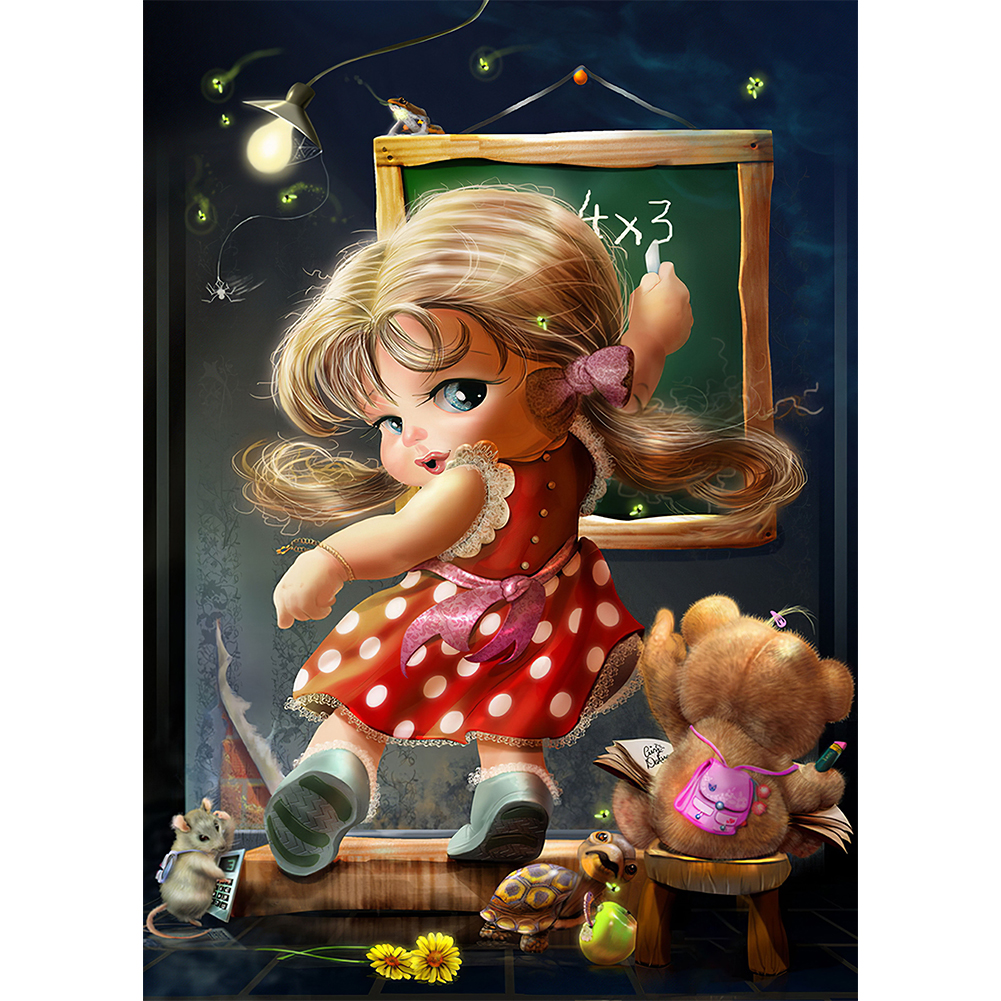

Fairy Girl - Round Drill Diamond Painting - 30*40CM, 501 Original