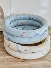 Inflatable Swimming Pool Baby  Outdoor Paddling Pool (Beige 90cm diameter)